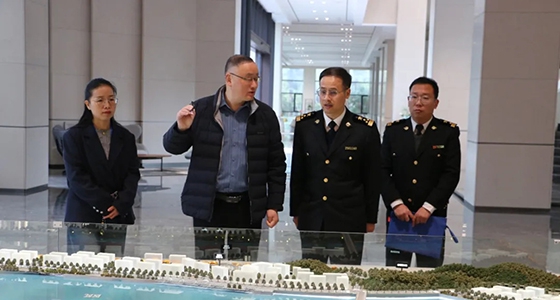 丽水海关关长洪壮一行调研918博天堂集团